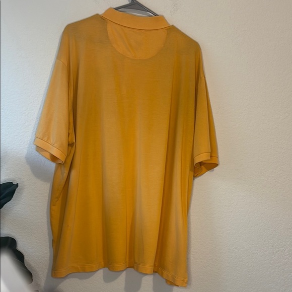 Tommy Bahama Yellow Orange Polo Shirt XXL - Picture 4 of 5